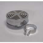 Légszűrő, bemenet 35mm, krómozott, Graetzin