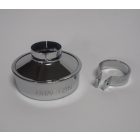 Légszűrő, bemenet 35mm, krómozott, Graetzin