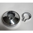 Légszűrő, bemenet 35mm, krómozott, Graetzin