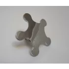 Kormánylengés-csillapító "rozetta", krómozott, Jawa Special