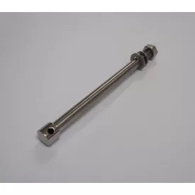   Kerék tengely, hátsó, 180 mm, korrózióálló, polírozott, Jawa 555