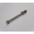 Kerék tengely első, 155 mm, korrózióálló, polírozott, Jawa 555