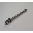 Kerék tengely első, 155 mm, korrózióálló, polírozott, Jawa 555