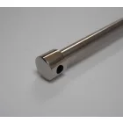 Kerék tengely első, 155 mm, korrózióálló, polírozott, Jawa 555