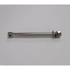 Kerék tengely első, 155 mm, korrózióálló, polírozott, Jawa 555