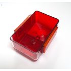 Hátsó lámpa üveg, eredeti lámpához, Jawa Babetta 210