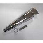 Kipufogódob, krómozott, Jawa 350 SV