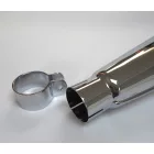 Kipufogódob, krómozott, Jawa 350 SV