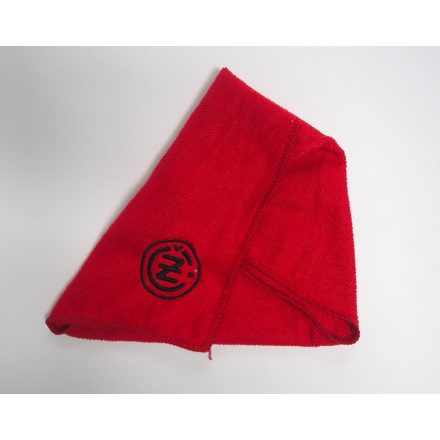 Mikroszálas törlőkendő, 30 X 30 cm, piros, ČZ logo