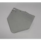 Hátsó rendszámtábla tartó, fémtiszta, felületkezeletlen, ČZ 98, 125 A