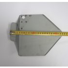 Hátsó rendszámtábla tartó, fémtiszta, felületkezeletlen, ČZ 98, 125 A