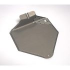 Hátsó rendszámtábla tartó, fémtiszta, felületkezeletlen, ČZ 175-500