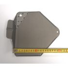 Hátsó rendszámtábla tartó, fémtiszta, felületkezeletlen, ČZ 175-500