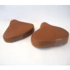 Ülés, első, hátsó, retro bőr, világos barna, Jawa Perak