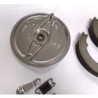 Fékfedél komplett, első, Jawa 500 OHC 00, 01