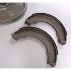 Fékfedél komplett, első, Jawa 500 OHC 00, 01