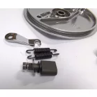 Fékfedél komplett, első, Jawa 500 OHC 00, 01