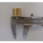 Persely, váltótengelyhez, 19,95 mm, kuplung oldal, bronz, Jawa 500 OHC