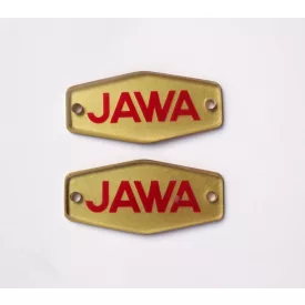 JAWA logó, embléma, üzemanyagtankra, műanyag, Jawa 90
