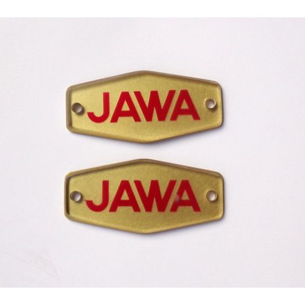 JAWA logó, embléma, üzemanyagtankra, műanyag, Jawa 90