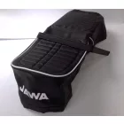 Üléshuzat, fekete fehér csíkkal, Jawa logóval, Jawa 634