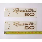 Matrica, arany, 2 db, Roadster 90