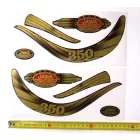 Matrica, 8 db, Jawa 350 Chopper