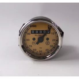   Kilométeróra, 0-100 km/h, lemez arany-fekete, PAL, ČZ 150 C