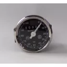 Kilométeróra, 0-100 km/h, lemez fekete-fehér, PAL-ČZ, ČZ 150 C