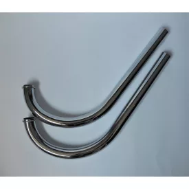   Kipufogókönyök, halfarkú kipufogóhoz, krómozott, DUELLS, Jawa 250 typ, 353 Kyvacka