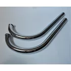 Kipufogókönyök, halfarkú kipufogóhoz, krómozott, DUELLS, Jawa 250 typ, 353 Kyvacka