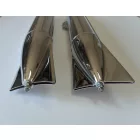 Kipufogó dob + könyök, krómozott, készlet, Jawa 250 typ 353 Kyvacka ( DUELLS )