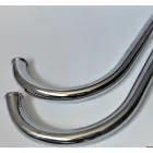 Kipufogó dob + könyök, krómozott, készlet, Jawa 350 typ 354 Kyvacka, typ 360 Panelka ( DUELLS )