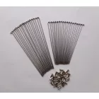 Küllő, készlet, 36 db, M3,5 mm, első, korrózióálló acél, Jawa Perak, Ogar