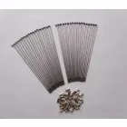 Küllő, készlet, 36 db, M3,5 mm, hátsó, korrózióálló acél, Jawa Perak, Ogar