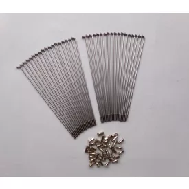   Küllő, készlet, 36 db, M3,5 mm, hátsó, korrózióálló acél, Jawa Perak, Ogar