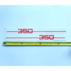 Matrica készlet, oldaldobozhoz, 2 db, Jawa 634