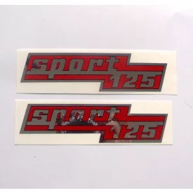 Matrica, ČZ Sport 125, 133 x 33 mm, 2 db, fényes