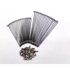 Küllő készlet, félfékdobos kerékhez, 36 db, 16 coll, króm, első, Jawa 250/350 Kyvacka