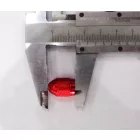 Szelepsapka, alumínium, piros, Jawa, ČZ