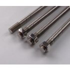 Első villa tengelyek, 4 db, korrózióálló acél/polírozott, ČZ 175, 250 SPORT