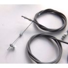 4-részes bowden készlet, szürke, Jawa Babetta 206, 207