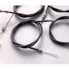 4-részes bowden készlet, szürke, Jawa Babetta 206, 207