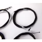 4-részes bowden készlet, fekete, Jawa Babetta 206, 207