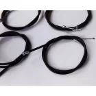 4-részes bowden készlet, fekete, Jawa Babetta 206, 207