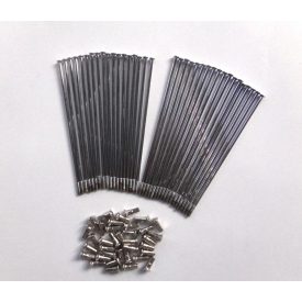   Küllő készlet 36 db, 16 coll, króm, hátsó, félfékdobos kerékhez, Jawa 351 / 352