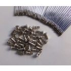 Küllő készlet 36 db, 16 coll, króm, hátsó, félfékdobos kerékhez, Jawa 351 / 352