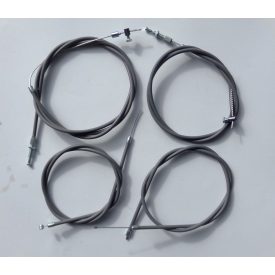   4-részes bowden készlet, snail, szürke, Jawa Babetta 206, 207