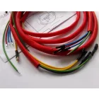 Elektromos kábelköteg, piros színű, Jawa 50 typ 20