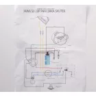 Elektromos kábelköteg, fekete colour, Jawa 50 typ 20